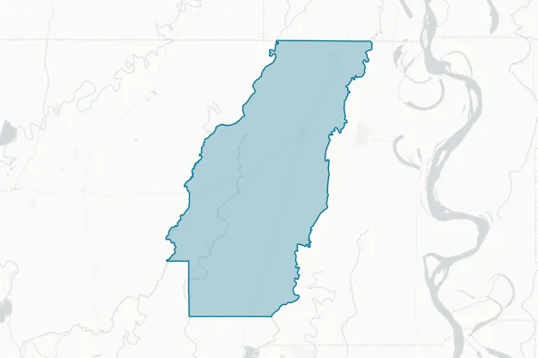 West Carroll Parish Police Jury — detail map