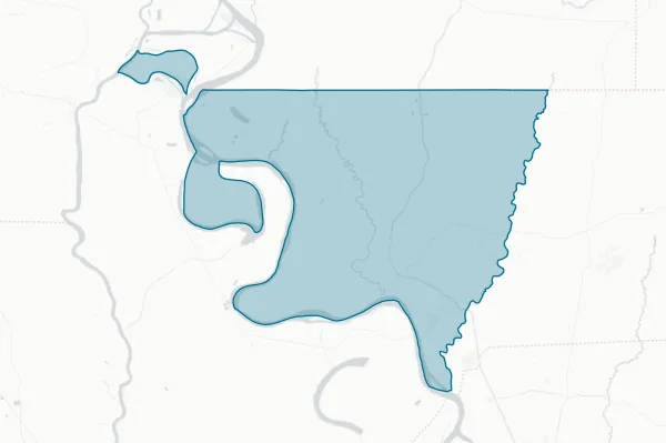 West Feliciana Parish Sheriff — detail map