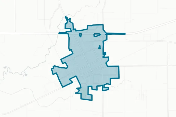 City of Crowley — detail map