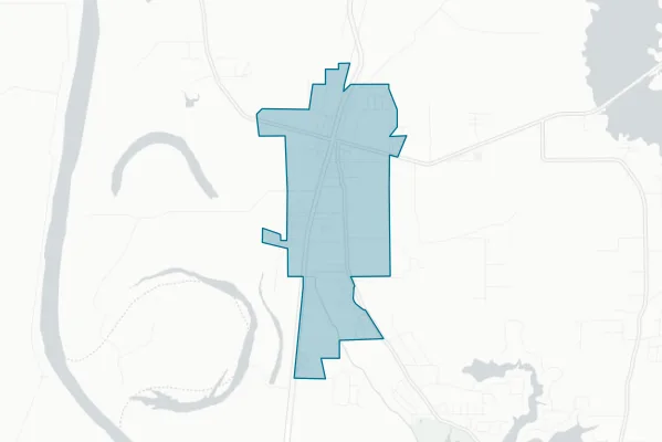 Town of Benton — detail map
