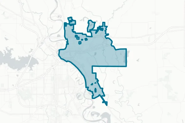 City of Bossier City — detail map