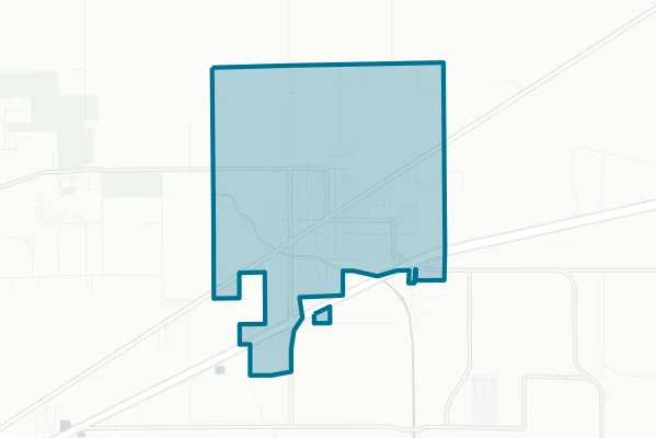 Town of Vinton — detail map