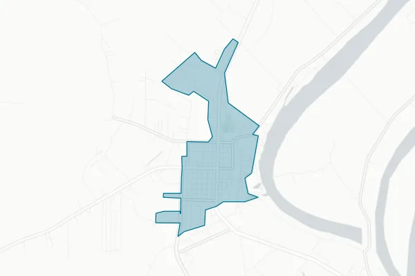 Town of Ferriday — detail map
