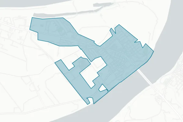 Town of Vidalia — detail map