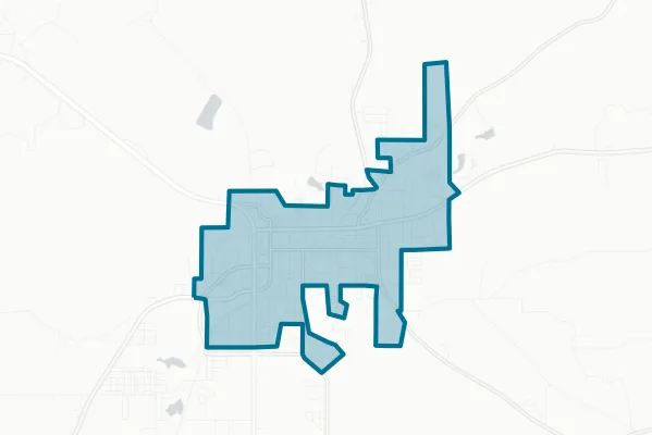 City of Mansfield — detail map