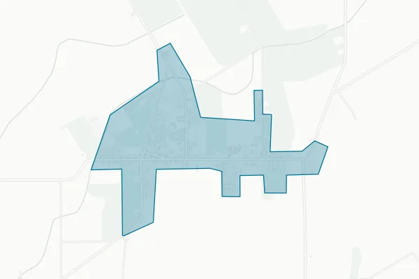 Village of Chataignier — detail map