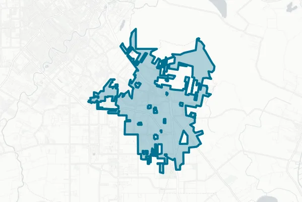City of Broussard — detail map