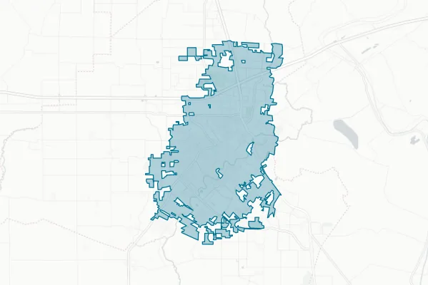 Lafayette City-Parish Consolidated Government — detail map