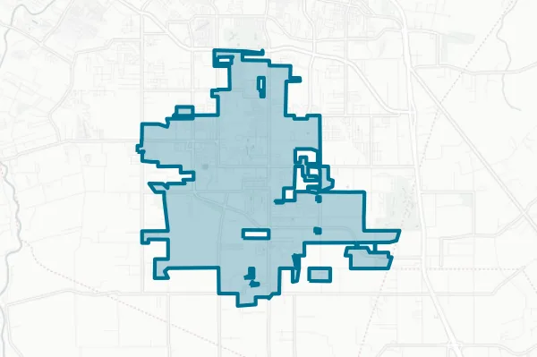 City of Youngsville — detail map