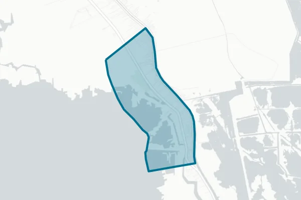 Town of Golden Meadow — detail map