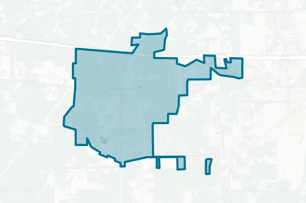 City of Grambling — detail map