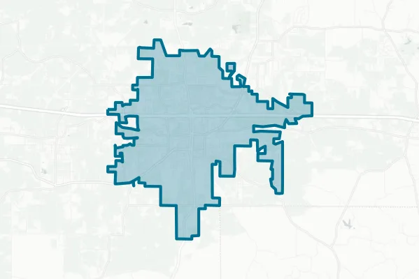 City of Ruston — detail map