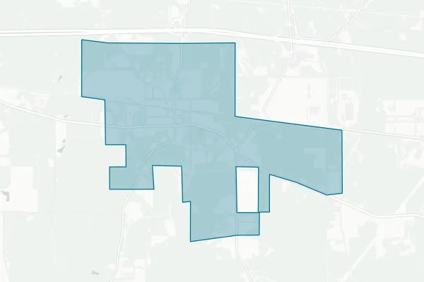 Village of Simsboro — detail map