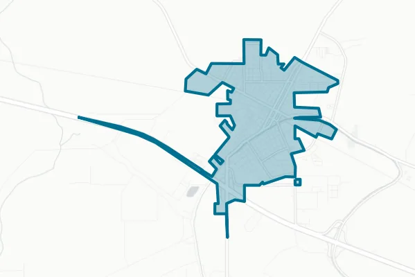 City of Tallulah — detail map