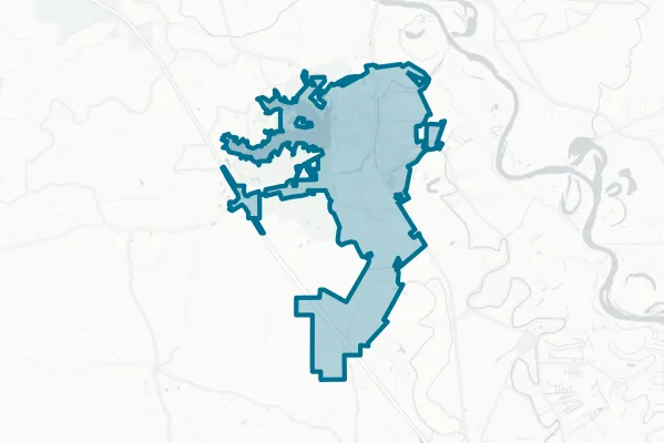City of Natchitoches — detail map
