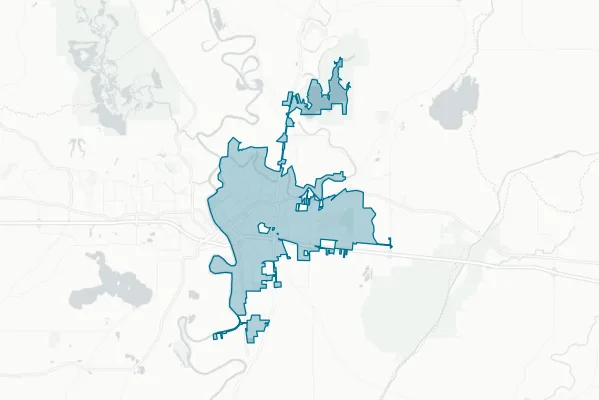 City of Monroe — detail map