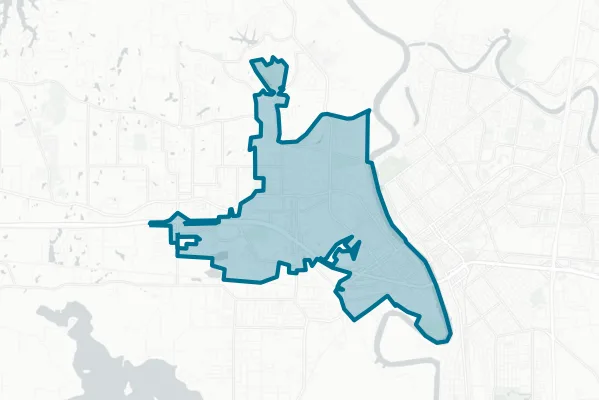 City of West Monroe — detail map