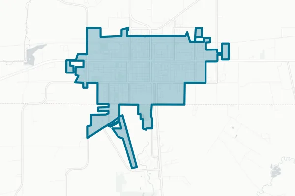 City of Eunice — detail map