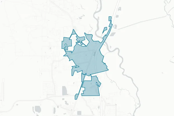 Town of Pearl River — detail map