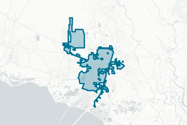 City of Slidell — detail map