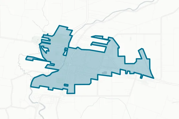 City of Abbeville — detail map