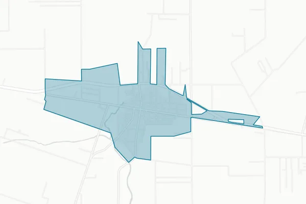 Town of Erath — detail map