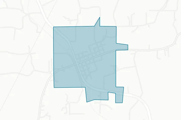 Town of Hornbeck — detail map