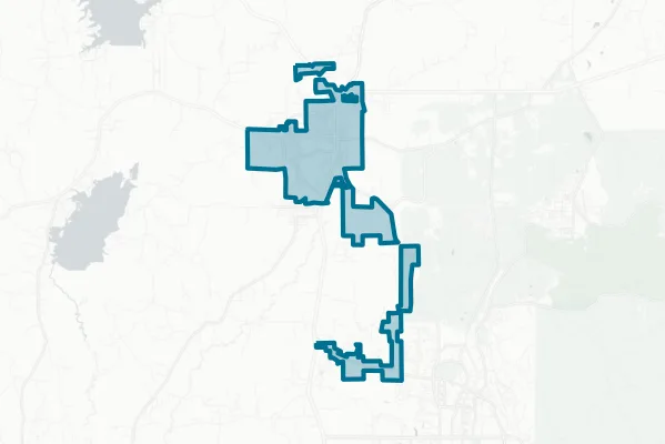 City of Leesville — detail map