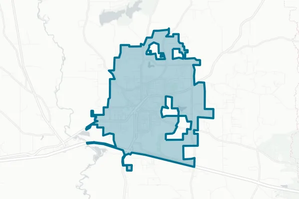 City of Minden — detail map