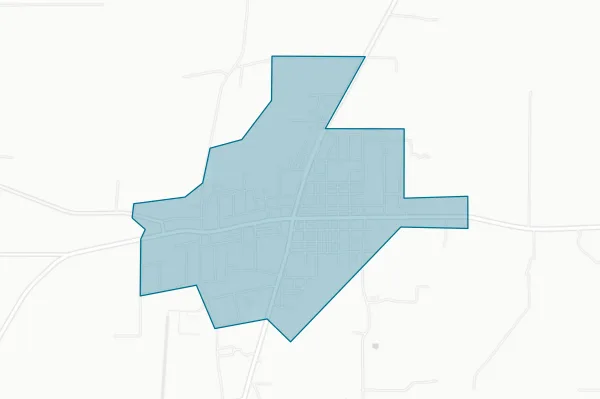Town of Oak Grove — detail map