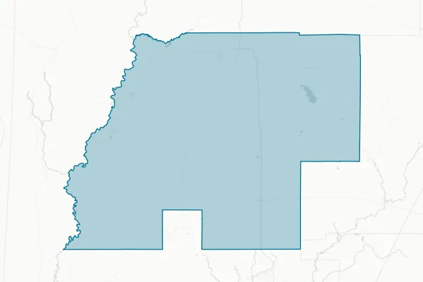 Beauregard Parish Sheriff — detail map