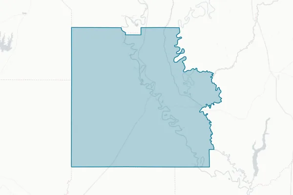 Caldwell Parish Police Jury — detail map