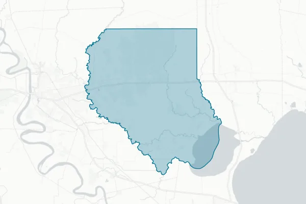 Livingston Parish School Board — detail map