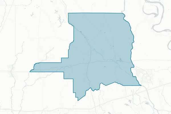 St. Landry Parish School Board — detail map