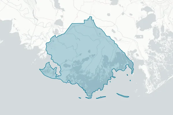 Terrebonne Parish School Board — detail map