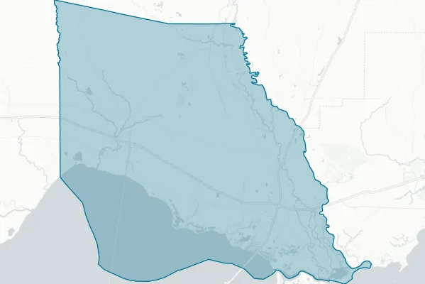 St. Tammany Parish Sewer District No. 1 — detail map