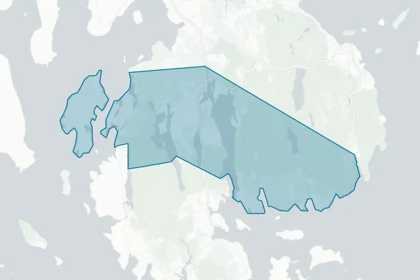Mount Desert Island Consolidated School District — detail map