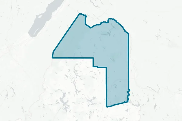 County of Aroostook — detail map