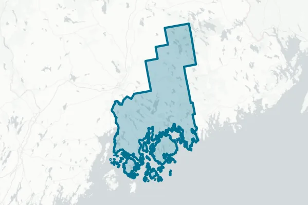 County of Hancock — detail map