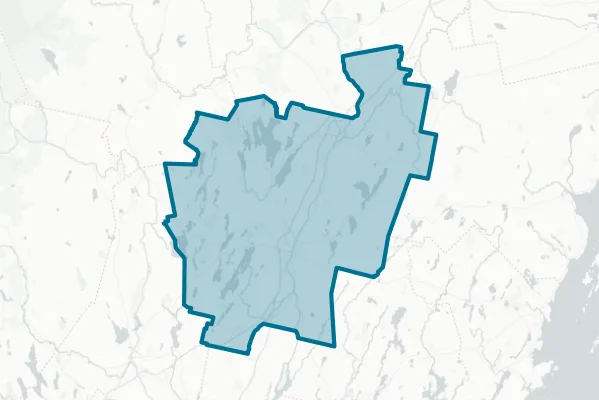 County of Kennebec — detail map