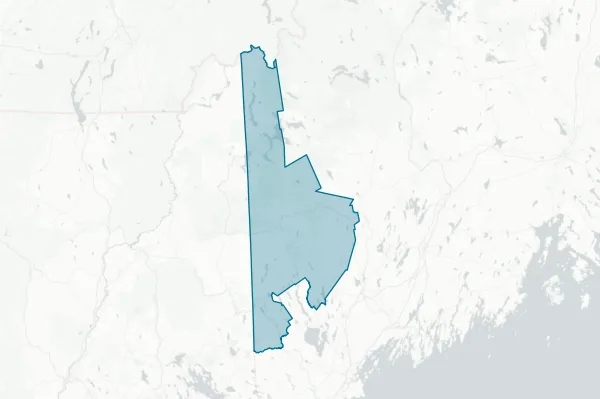 County of Oxford — detail map