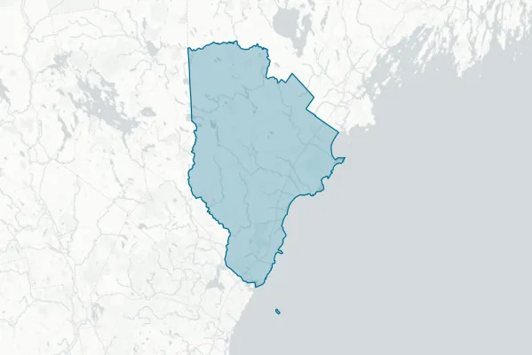 County of York — detail map