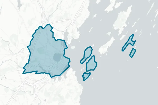 City of Portland Maine — detail map