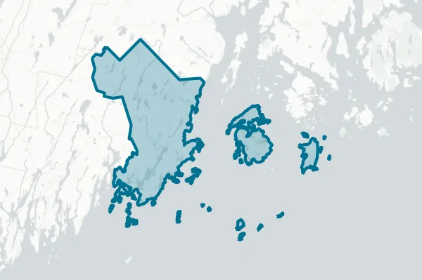 Maine School Administrative District No. 28 — detail map