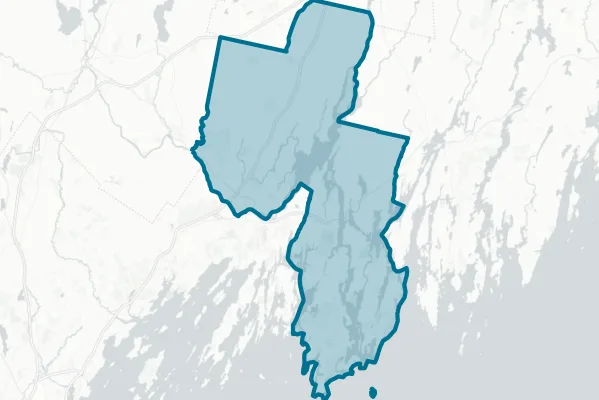 Maine School Administrative District No. 75 — detail map