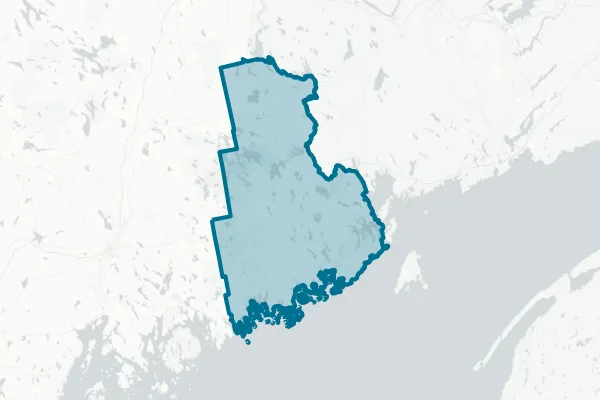 Maine School Adminstrative District No. 19 — detail map