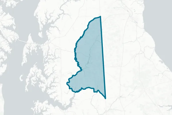 Caroline County Commissioners — detail map