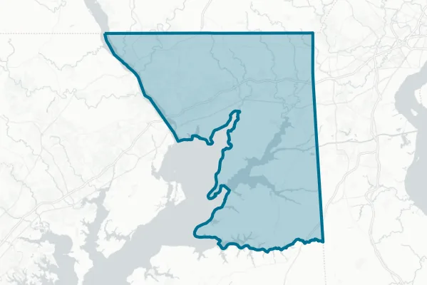 Cecil County — detail map