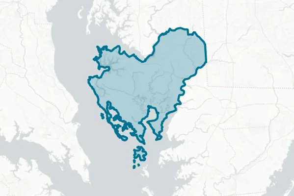 The Board of Education of Dorchester County — detail map