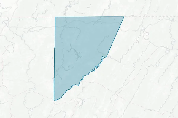 Board of Education of Garrett County Maryland — detail map